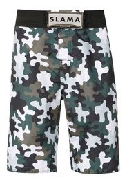 Amir Slama Bermudas mit Camouflage-Print - Mehrfarbig