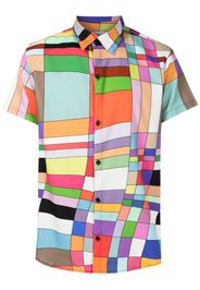 Amir Slama graphic-print cotton shirt - Mehrfarbig