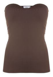 Amir Slama strapless tube top - Braun