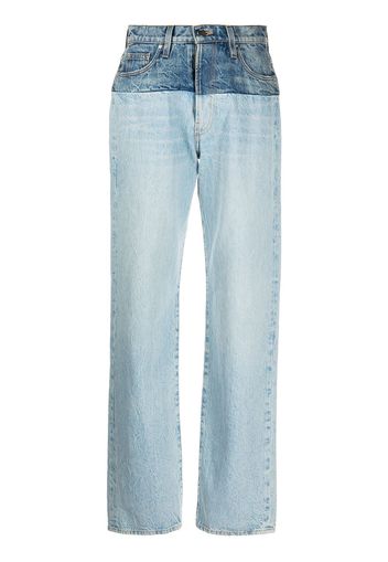 AMIRI high-rise straight-leg jeans - Blau