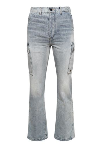 AMIRI cargo flared jeans - Blau