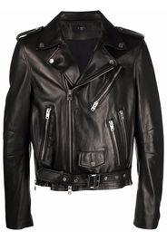 AMIRI Bikerjacke aus Leder - Schwarz