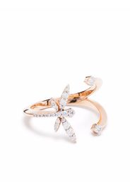 Anapsara 18kt rose gold Dragonfly diamond ring - Rosa