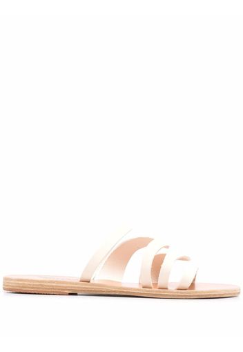 Ancient Greek Sandals strappy slip on sandals - Weiß