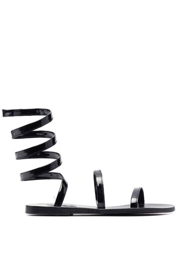 Ancient Greek Sandals Ofis wraparound-ankle sandals - Schwarz