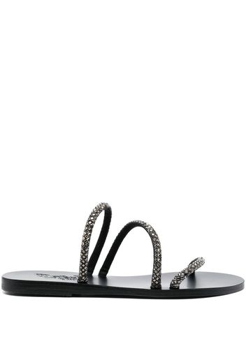 Ancient Greek Sandals Polytimi crystal-embellished sandals - Schwarz