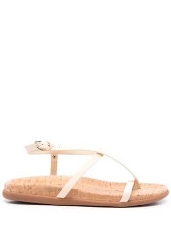 Ancient Greek Sandals Aimilia leather sandals - Nude