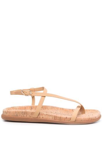 Ancient Greek Sandals Aimilia leather sandals - Nude