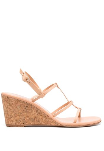 Ancient Greek Sandals Fay leather wedge sandals - Nude