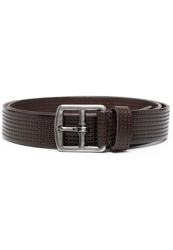 Anderson's perforated-design leather belt - Braun