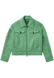 Andersson Bell brushed shirt jacket - Grün