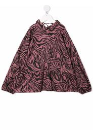 Andorine Oberteil mit Zebra-Print - Rosa