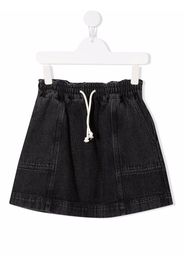 Andorine high-waist denim skirt - Schwarz