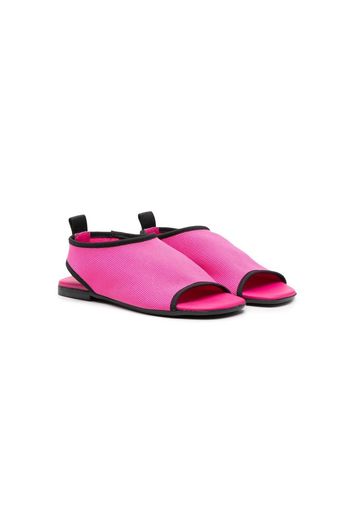 Andrea Montelpare Sandalen mit Kontrastdetails - Rosa