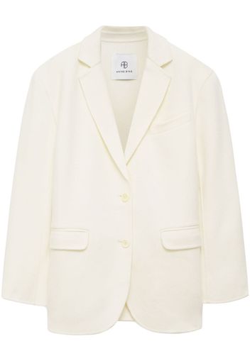 ANINE BING Quinn single-breasted blazer - Weiß