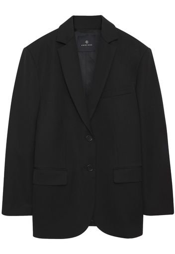 ANINE BING Karierter Quinn Blazer - Schwarz