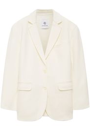 ANINE BING Quinn single-breasted blazer - Weiß