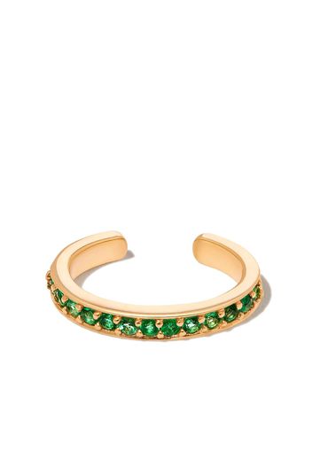 Anita Ko 18kt yellow gold emerald ear cuff