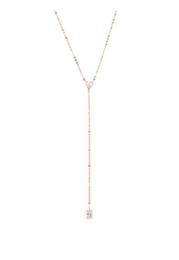 Anita Ko 18kt rose gold diamond lariat necklace - Rosa