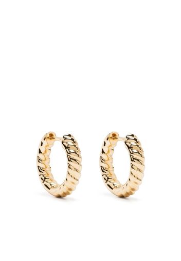 Anita Ko small 18kt yellow gold Zoe huggie earrings