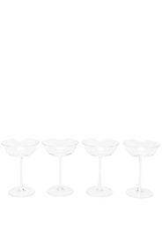 Ann Deumelemeester X Serax Grace champagne coupe (set of 4) - GRACE TRANSPARENT