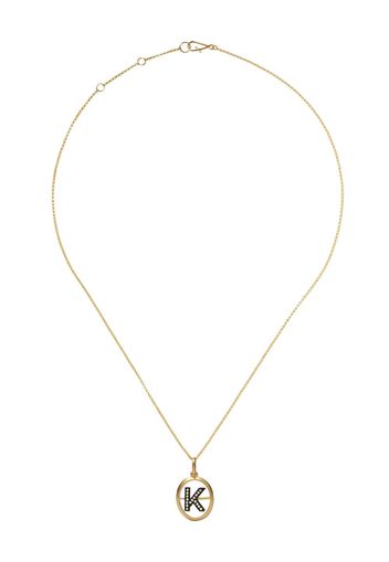 Annoushka 18kt Gelbgoldanhänger mit Diamanten und Kette - 18ct Yellow Gold