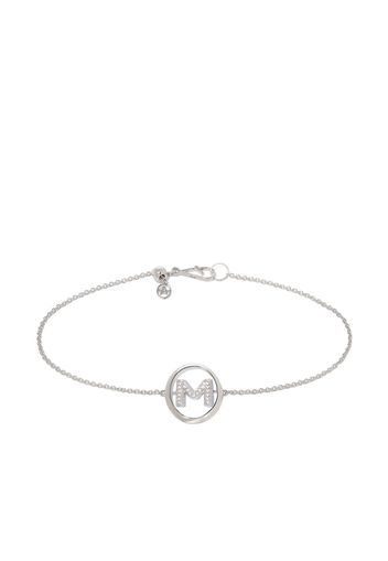 Annoushka Armband mit M-Initiale - Silber