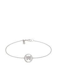 Annoushka Armband mit W-Initiale - Silber