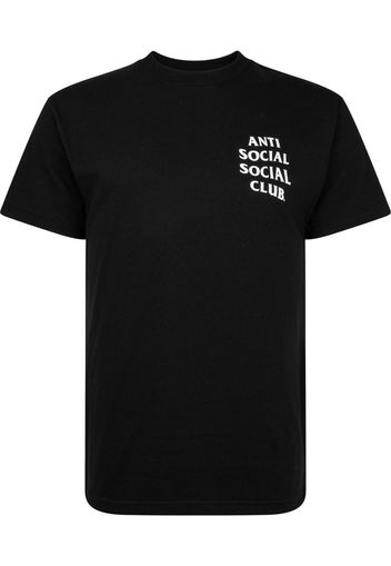 Anti Social Social Club T-Shirt mit Mind Games-Print - Schwarz