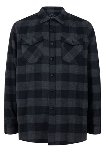 Anti Social Social Club Happiest Place On Earth flannel shirt - Schwarz