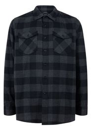 Anti Social Social Club Happiest Place On Earth flannel shirt - Schwarz