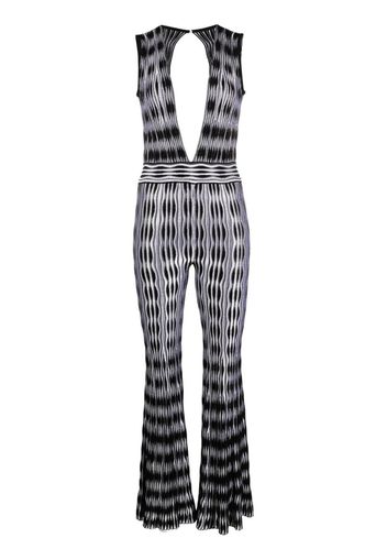 Antonino Valenti Delia knitted sleeveless jumpsuit - Schwarz