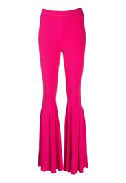 Antonino Valenti flared knitted trousers - Rosa