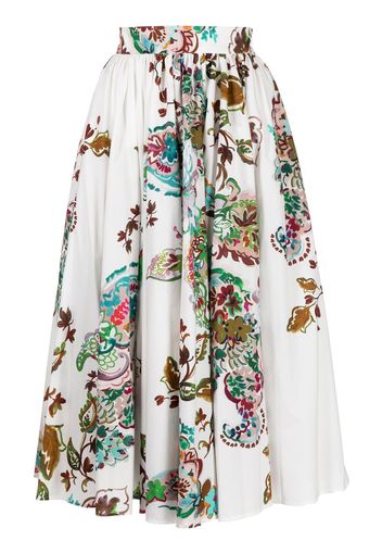 Antonio Marras Rododendro pleated A-line skirt - Weiß