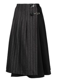 Antonio Marras two-tone buckle-fastening skirt - Schwarz