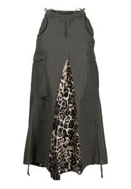 Antonio Marras Kumquat high-waisted cargo skirt - Grün