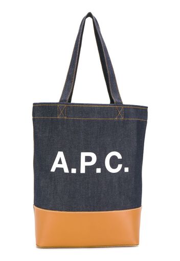 A.P.C. Handtasche aus Denim - Blau