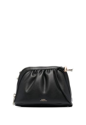 A.P.C. drawstring crossbody bag - Schwarz