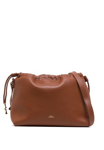 A.P.C. Ninon drawstring crossbody bag - Braun