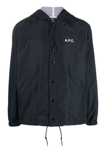 A.P.C. Greg windbraker jacket - Blau