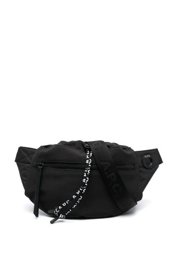 A.P.C. zipped belt bag - Schwarz