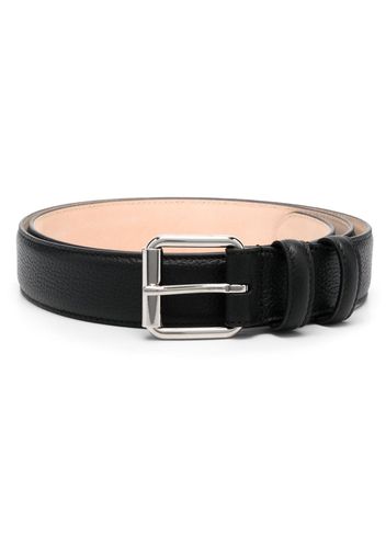 A.P.C. grained leather belt - Schwarz