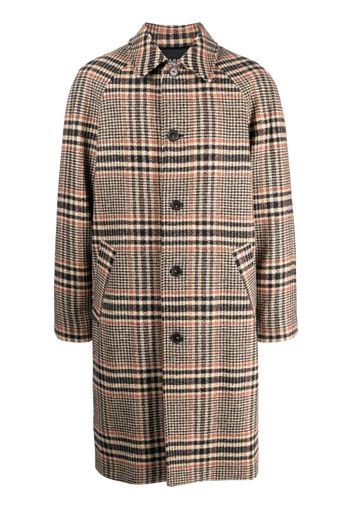 A.P.C. Etienne plaid-pattern wool coat - Nude