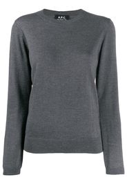 A.P.C. Pullover mit rundem Ausschnitt - Grau