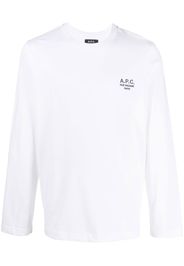 A.P.C. Oliver long-sleeve T-shirt - Weiß
