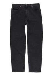 A.P.C. contrast-stitch straight-leg jeans - Schwarz