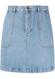 A.P.C. Léa denim mini skirt - Blau