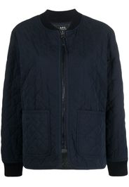 A.P.C. Elea quilted jacket - Blau