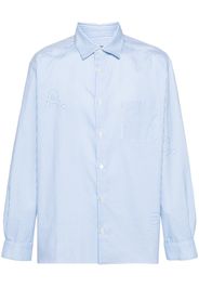 A.P.C. Malo striped shirt - Blau