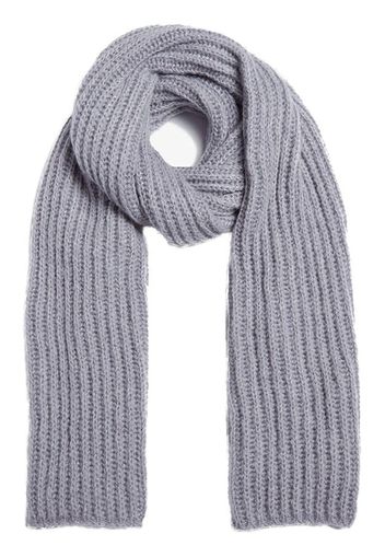 Apparis long ribbed-knit scarf - Grau